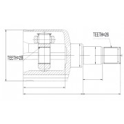 Предно ляво вътрешно каре 1446283 NPWFR023 Ford