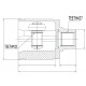 Предно ляво вътрешно каре 44011SR3020 NPWHD028 Honda