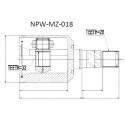 Предно ляво вътрешно каре GF0922620 NPWMZ018 Mazda 6