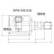 Предно ляво вътрешно каре GF0922620 NPWMZ018 Mazda 6