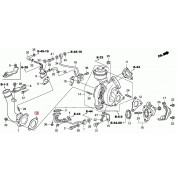 Гарнитура турбо 17229RMAE01 17229-RMA-E01 Honda 2.2