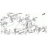 Гарнитура турбо 17229RMAE01 17229-RMA-E01 Honda 2.2
