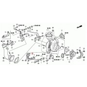 Гарнитура турбо 15543RBDE01 15543-RBD-E01 Honda 2.2 CDTI