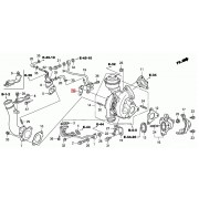 Гарнитура турбо 19524RBDE00 19524-RBD-E00 Honda 2.2 CDTI
