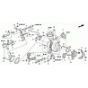 Гарнитура турбо 18234RBDE01 18234-RBD-E01 Honda 2.2 CDTI