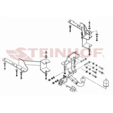 Теглич STT-168 STT168 Toyota Land Cruiser 150