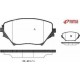Предни накладки 04465-42080 0813.00 Toyota Rav4