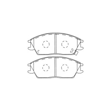 58101-32310 Hyundai Excel предни накладки