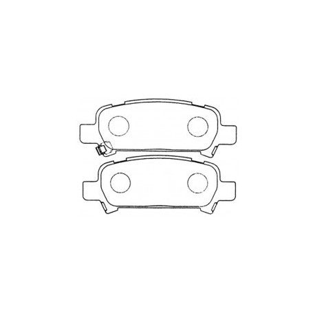 Задни накладки 26696FC000 PN7415 Subaru