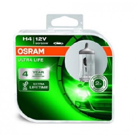 Крушка H4 64193 ULT-DUO Osram комплект 2бр
