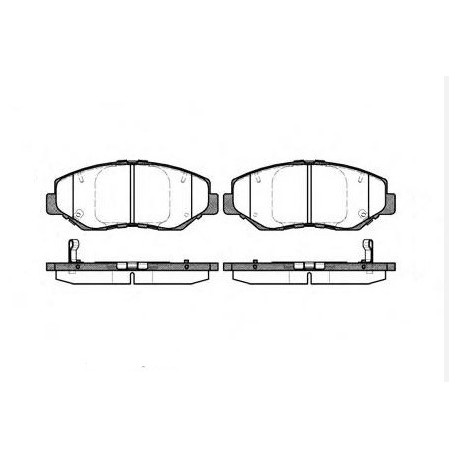 Предни накладки 45022TBAA00 0899.00 Honda