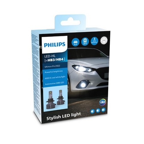 Крушка фар LED HB3 11005U3022X2 PHILIPS комплект 2 броя