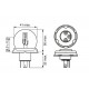 Крушка фар R2 1 987 302 023 BOSCH