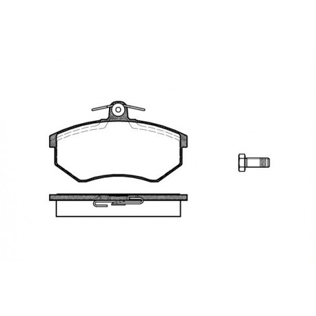 Предни накладки 8A0698151A 013400 Audi Seat Vw