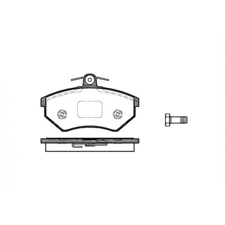 Предни накладки 357698151A 013450 Audi Seat Vw