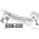 Tампон 546137S005 NSB039 Infiniti QX56 предна стабилизираща щанга