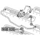 Tампон 54613CA000 NSB038 Nissan задна стабилизираща щанга