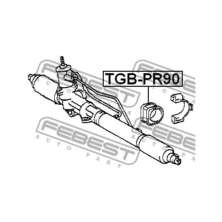 Тампон 4551734020 TGBPR90 Toyota кормилна рейка