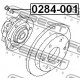Шпилка 4322221B00 0284001 Infiniti Nissan Renault главина