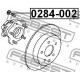 Шпилка главина 4322225B60 0284002 Infiniti Nissan