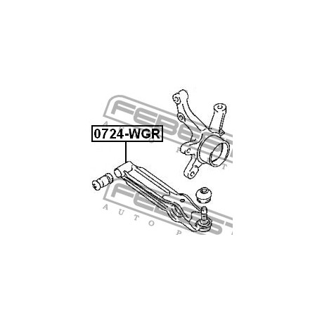 Преден долен носач 4520075F21 0724WGR Opel Suzuki