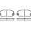 0021.36 Renault задни накладки