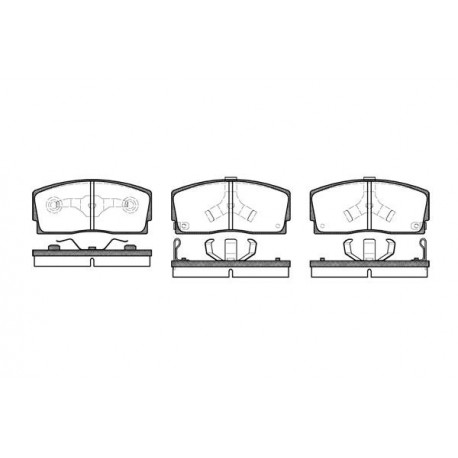 0254.02 Daihatsu предни накладки