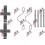 0991Q Peugeot Rover комплект спирачни принадлежности