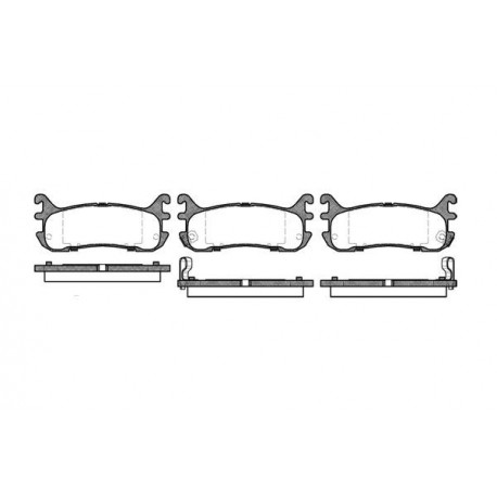 0479.02 Mazda задни накладки