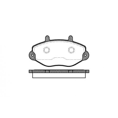 0392.00 Ford предни накладки