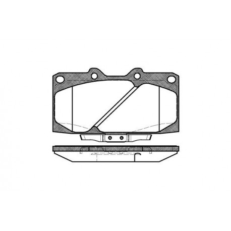 0599.04 Nissan предни накладки