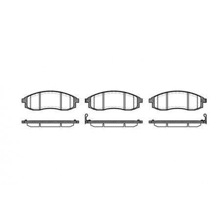 0598.12 Mitsubishi предни накладки