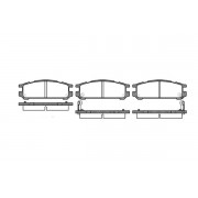 0342.02 Subaru задни накладки