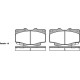 Накладки 04465-0K140 0315.22 Toyota предни