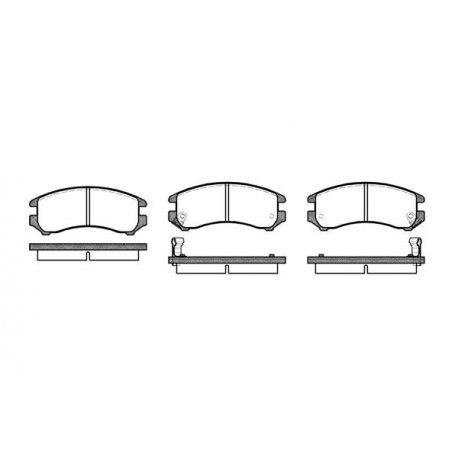 0219.02 Nissan предни накладки