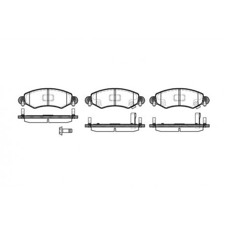 0702.12 Opel предни накладки