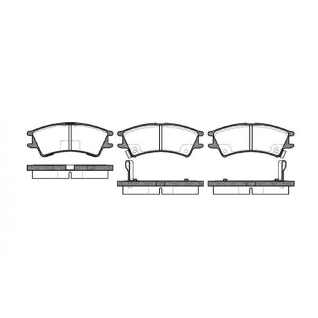 0675.02 Hyundai предни накладки