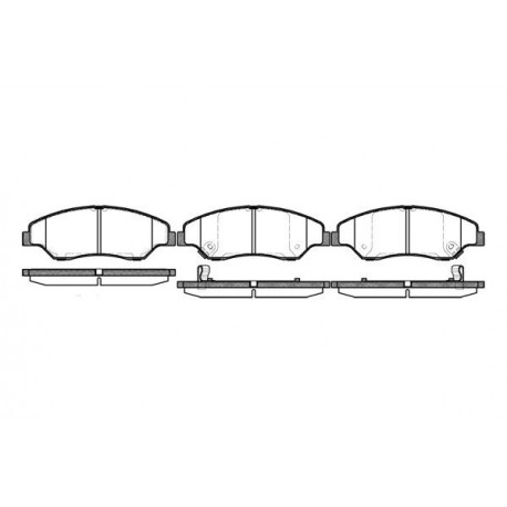 0739.02 Kia предни накладки