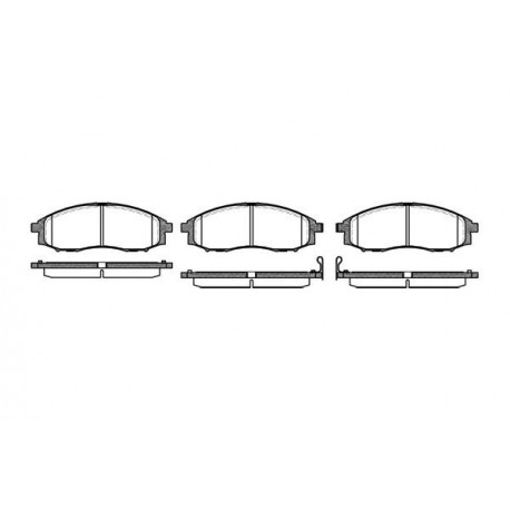0748.02 Nissan предни накладки