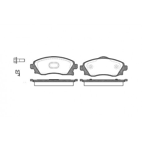 0774.02 Opel предни накладки