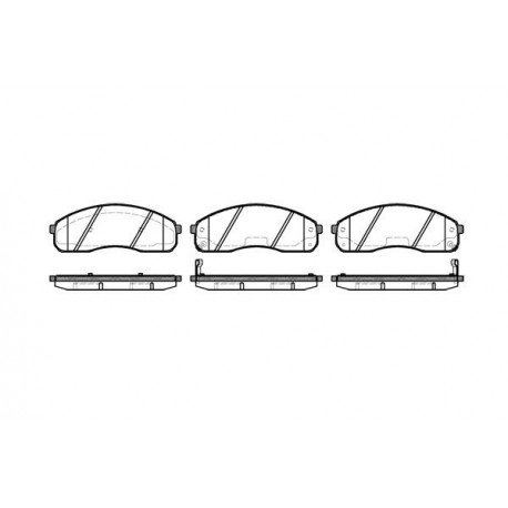 0821.02 Kia предни накладки