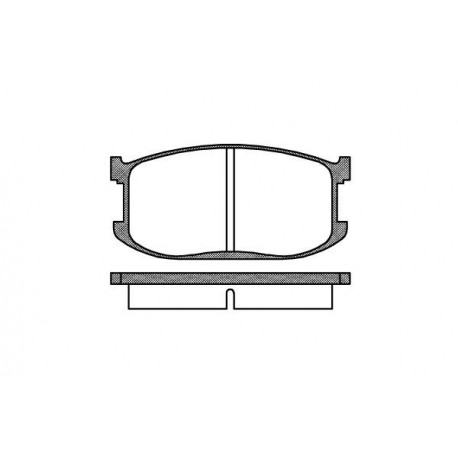 0126.00 Mazda предни накладки