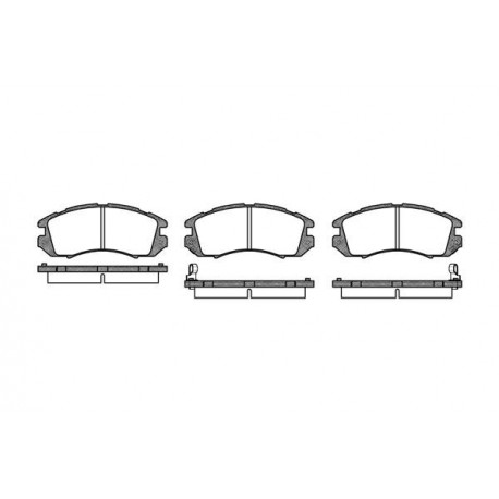 0191.12 Subaru предни накладки