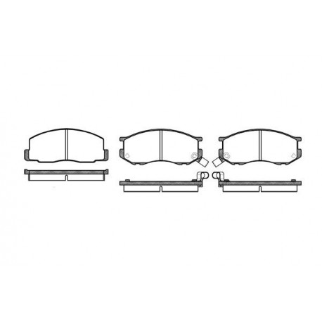 0187.00 Toyota предни накладки
