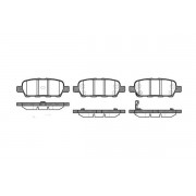 Задни накладки Remsa 087601 44060AM485 Infiniti Nissan