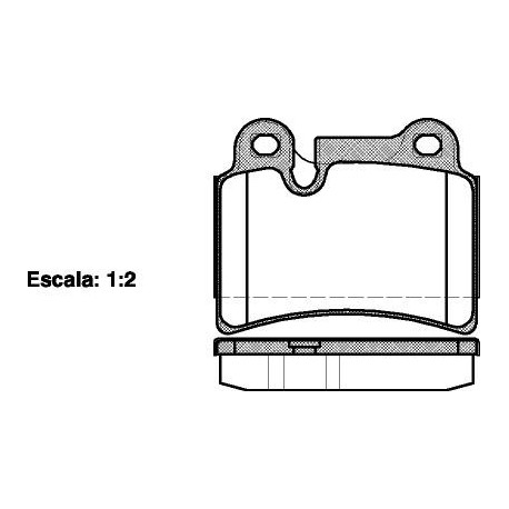Задни накладки 7L6698451B 124000 Volkswagen