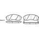 Предни накладки 0K56B3323ZA 124402 Kia