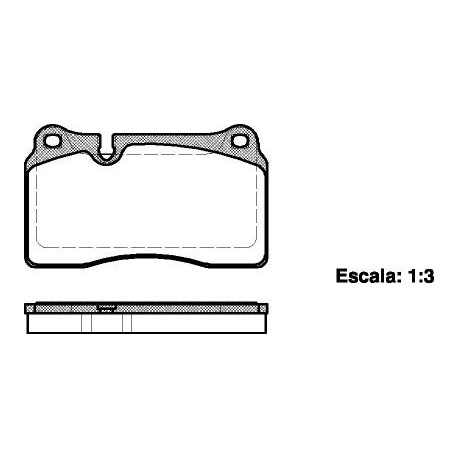 Предни накладки 7L6698151E 120000 Volkswagen Touareg