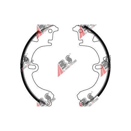 8653 Toyota комплект спирачни челюсти