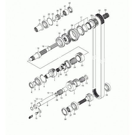 29221-85F52 Suzuki Vitara зъбно колело раздатъчна кутия